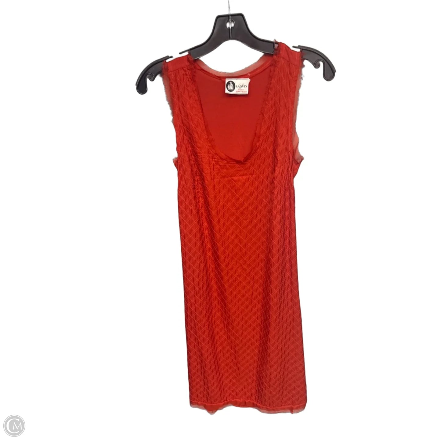 Dress Luxury Designer By Lanvin In Red, Size: M