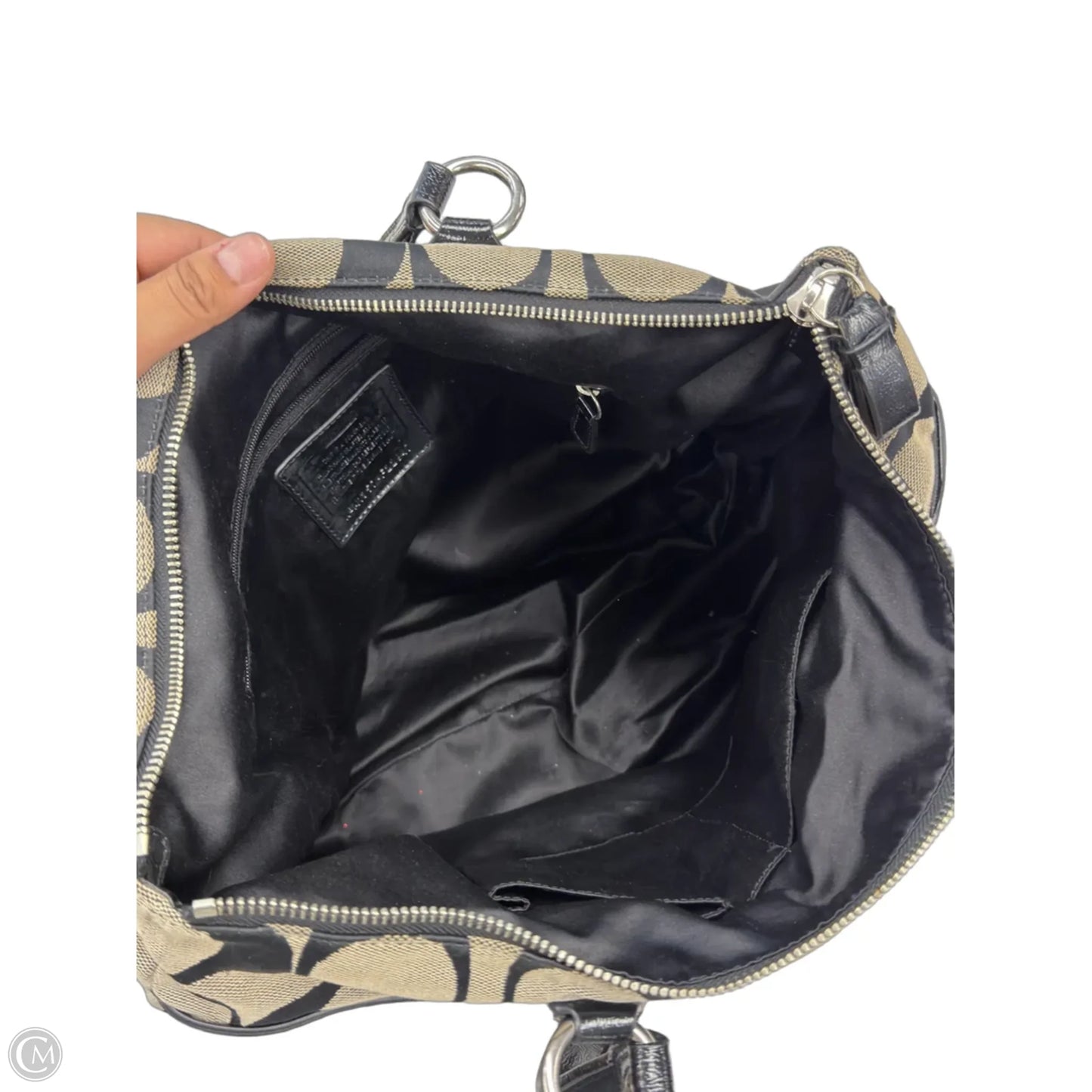 Tote Designer By Coach, Size: Large
