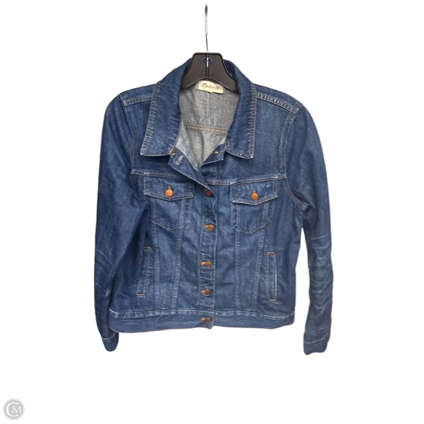 Jacket Denim By Madewell In Blue Denim, Size: Xl