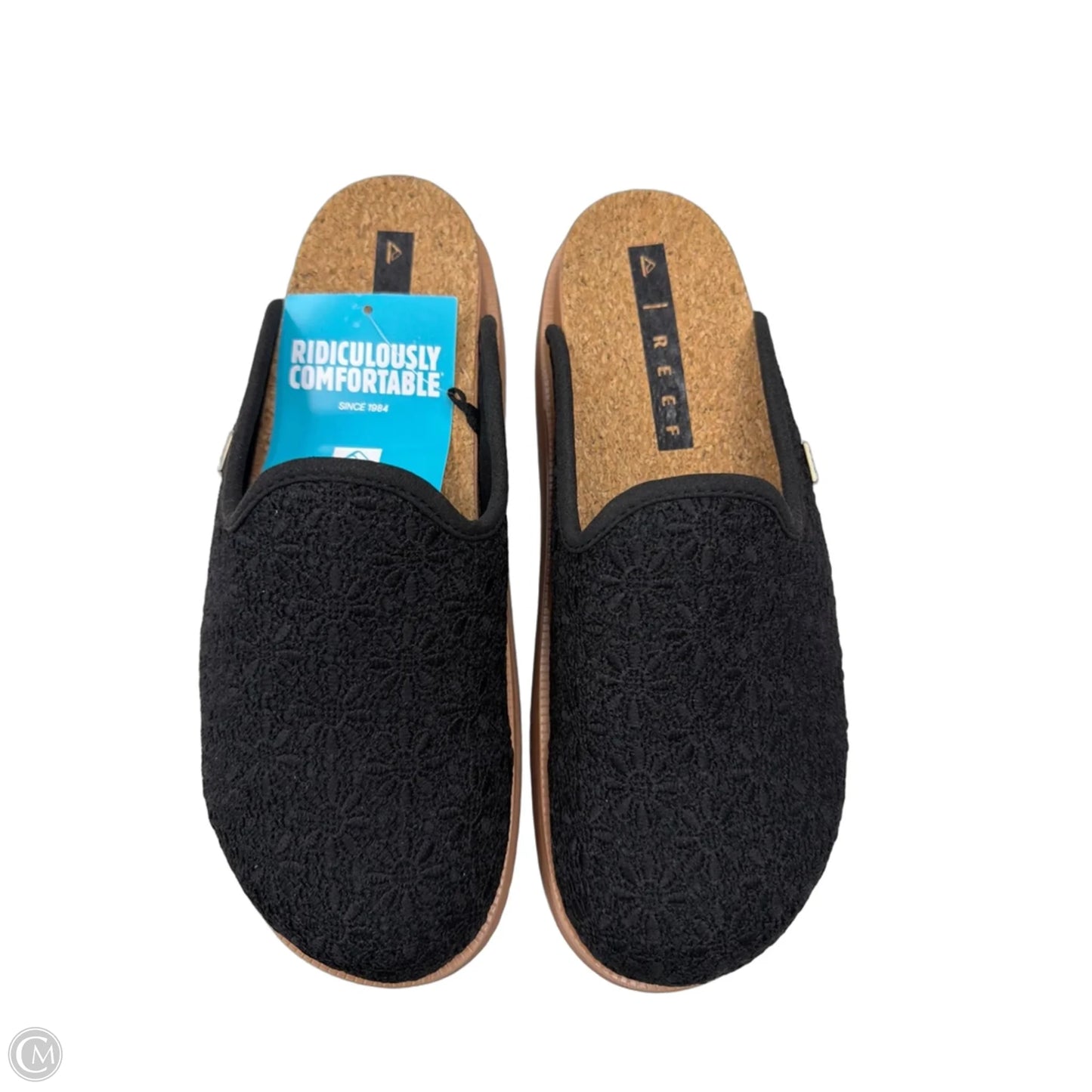 Shoes Heels Wedge By Reef In Black, Size: 9