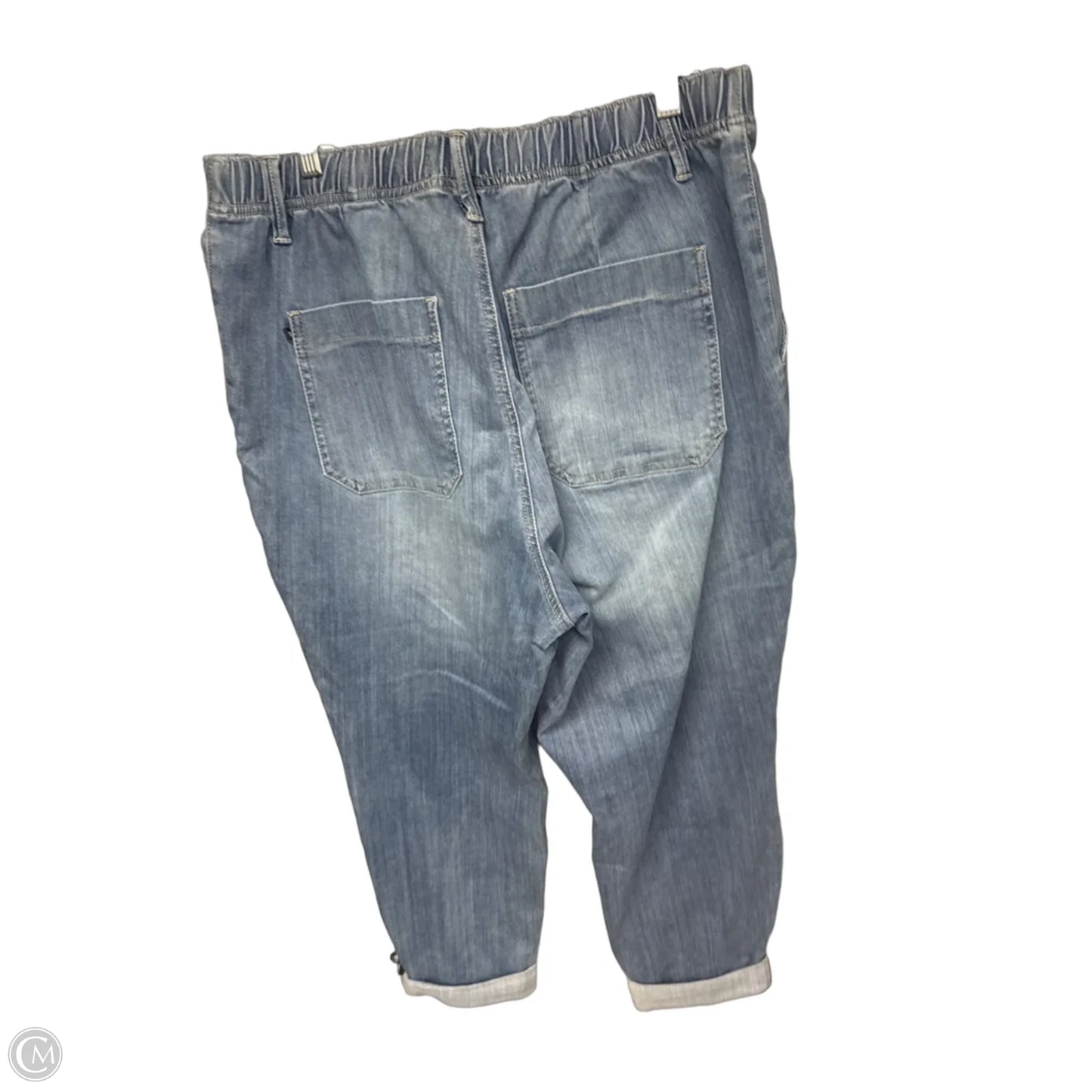 Jeans Wide Leg By Judy Blue In Blue Denim, Size: 16