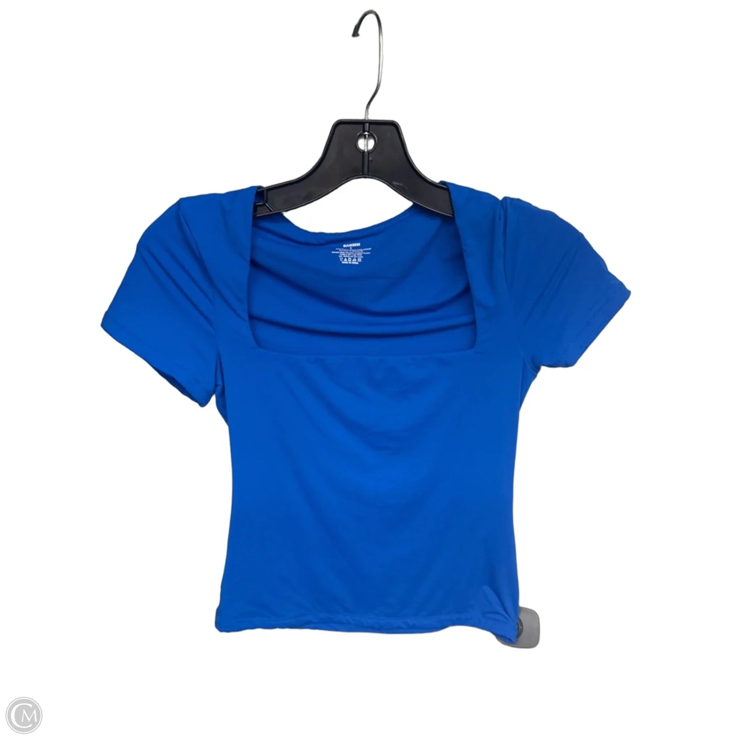 Top Short Sleeve By Clothes Mentor In Blue, Size: S