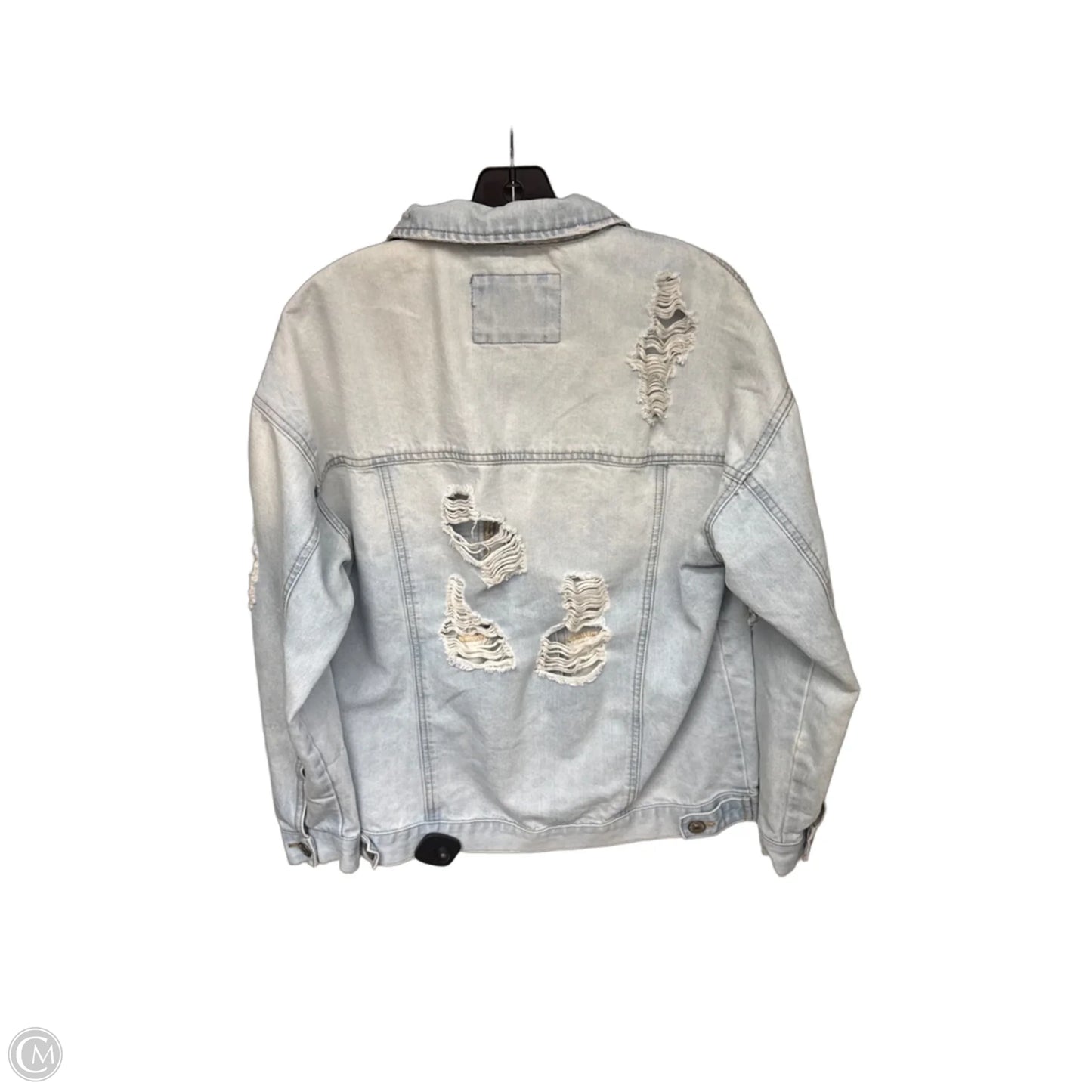 Jacket Denim By Forever 21 In Blue Denim, Size: S