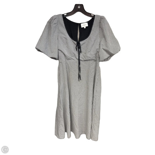 Dress Casual Maxi By Bohme In Black & White, Size: L