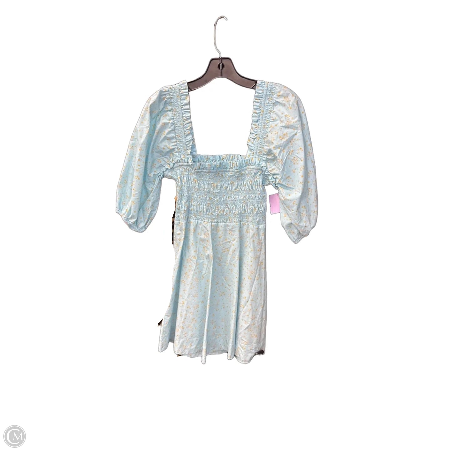 Dress Casual Midi By Ganni In Blue, Size: M