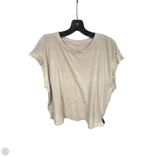 Top Sleeveless By A New Day In Beige, Size: Xxl