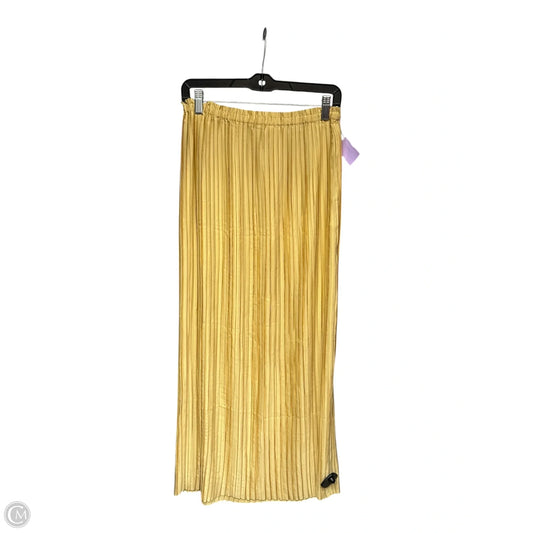 Skirt Maxi By Banana Republic In Yellow, Size: M