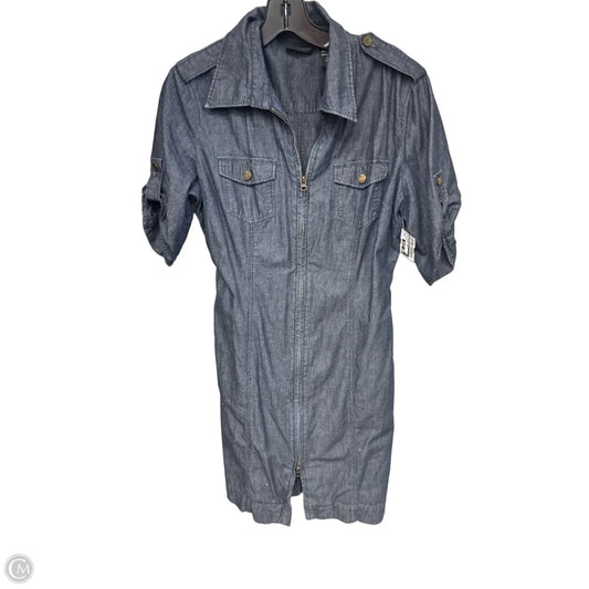 Dress Casual Maxi By New York And Co In Blue Denim, Size: 10