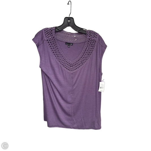 Top Sleeveless By Rxb In Purple, Size: L