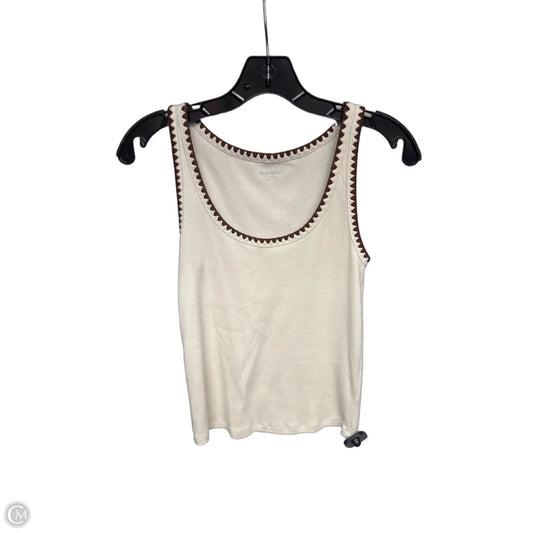 Tank Top By Express In Brown & Cream, Size: M