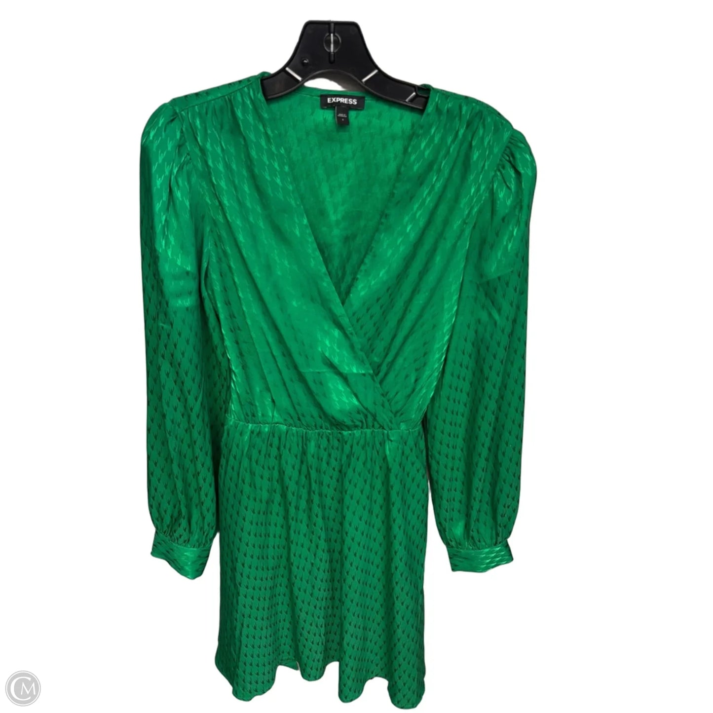 Dress Party Midi By Express In Green, Size: S