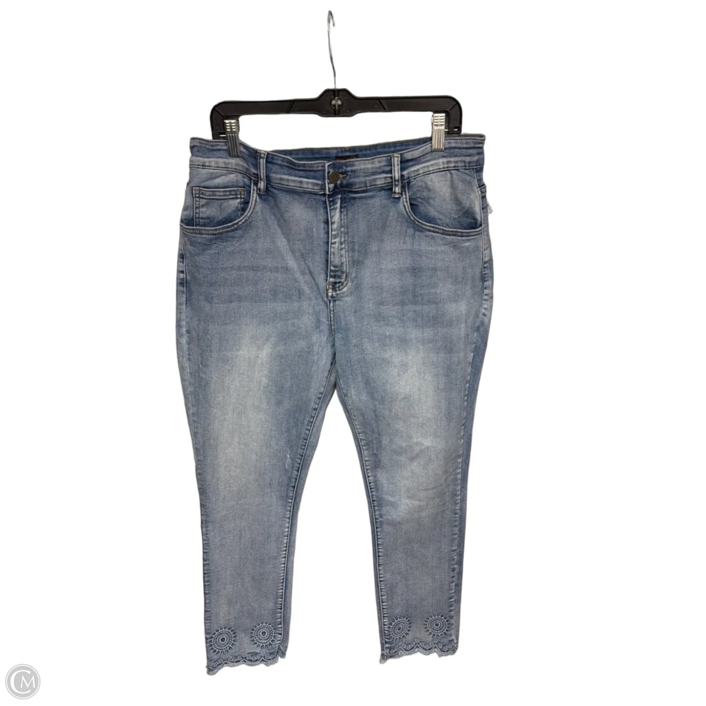 Jeans Straight By Coco And Carmen In Blue Denim, Size: Xl