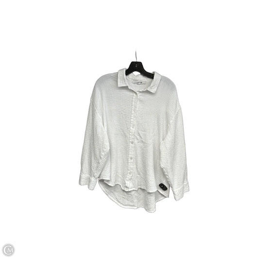 Top Long Sleeve By Joes Jeans In White, Size: Xl