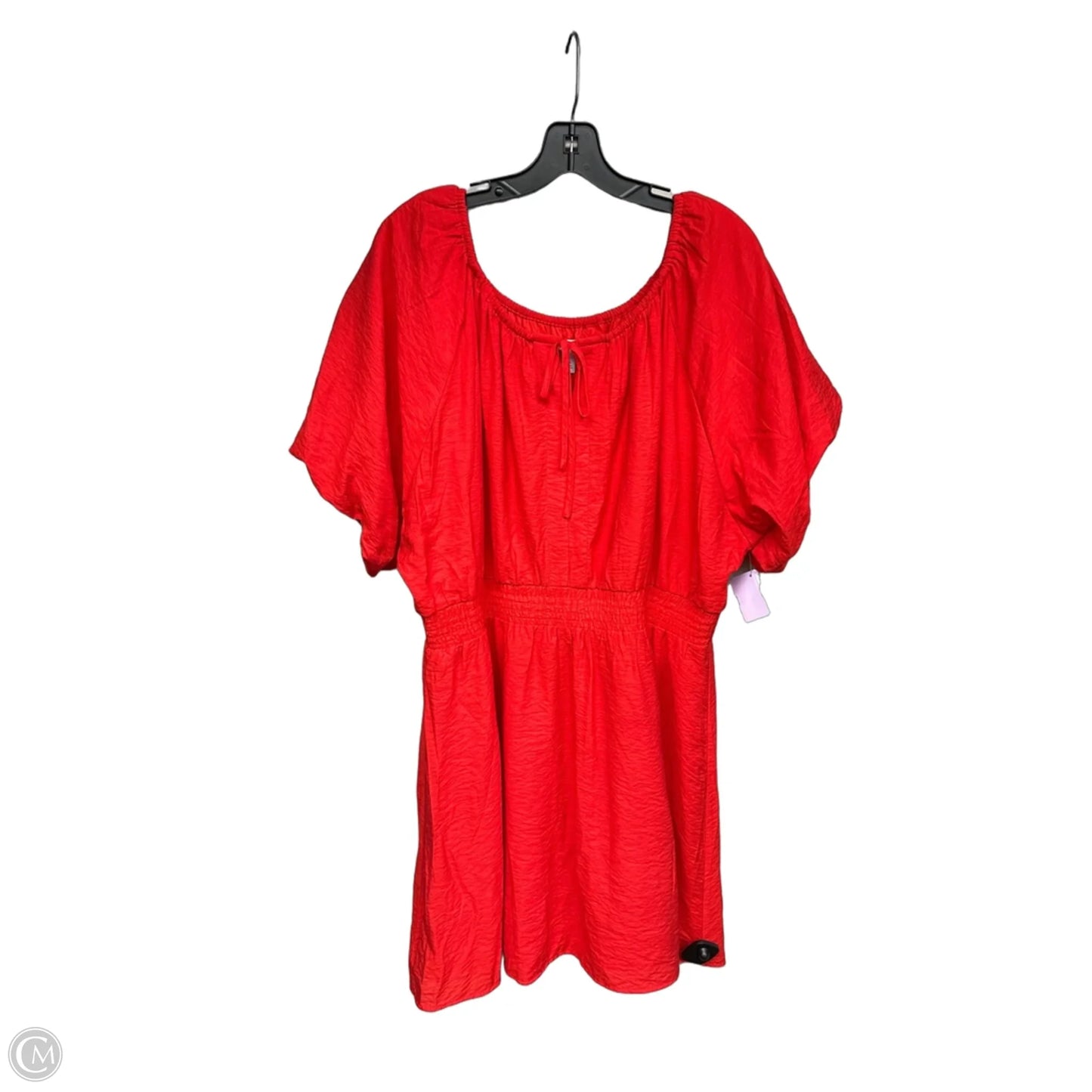 Dress Casual Midi By Nine West In Red, Size: Xxl