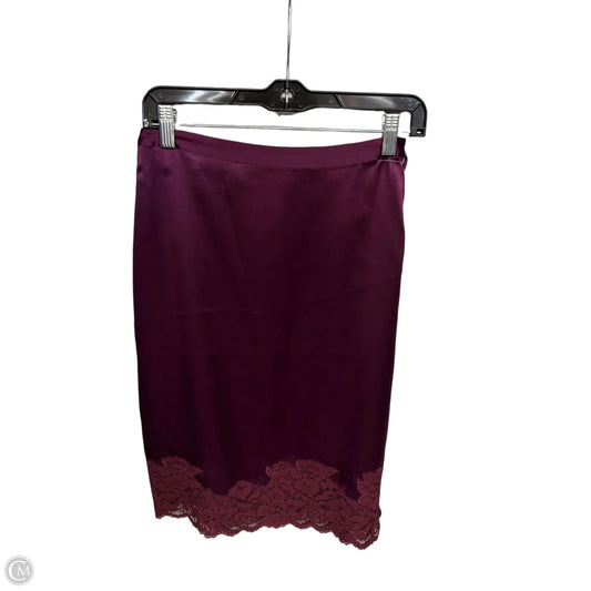 Skirt Maxi By Banana Republic In Purple, Size: 0