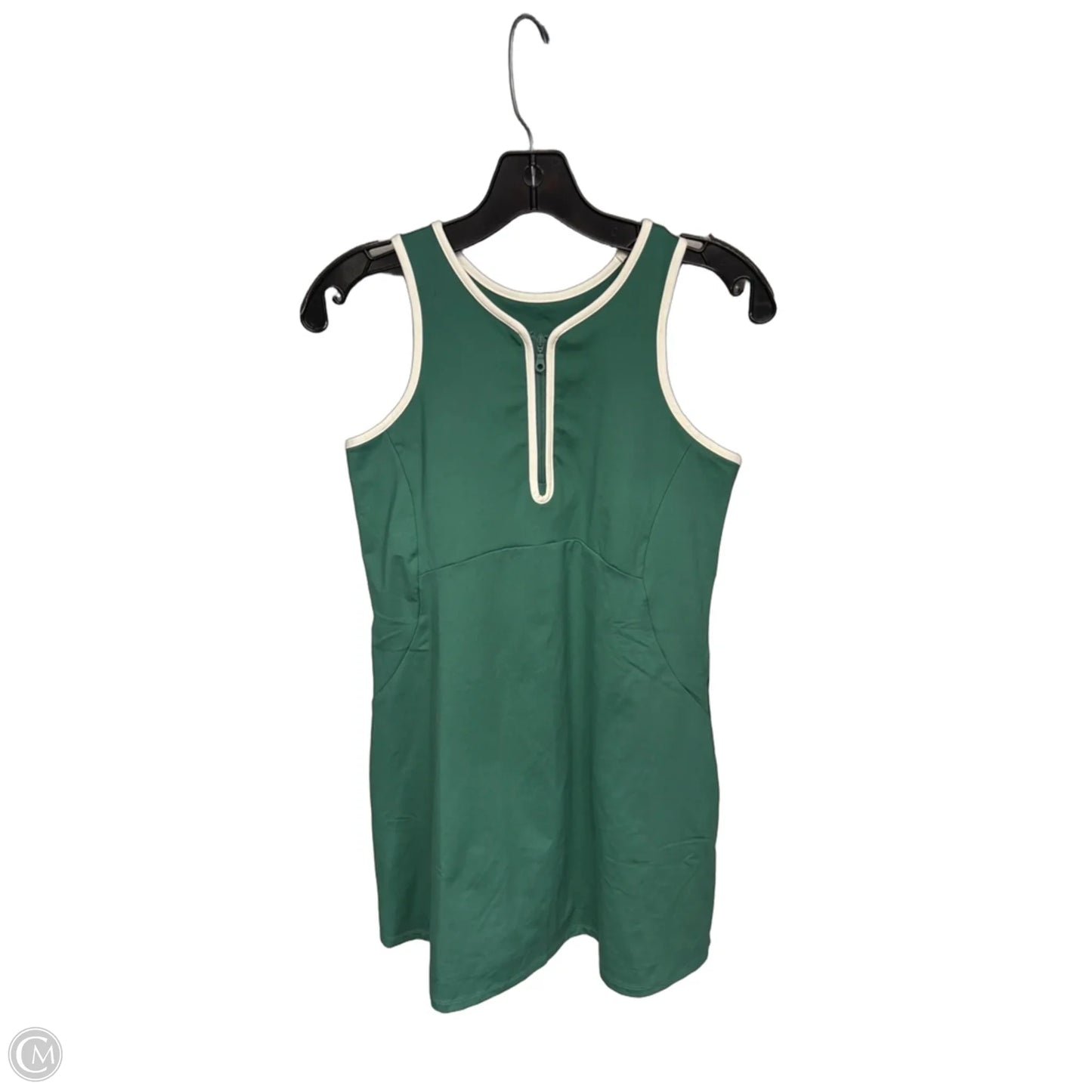 Athletic Dress By Girlfriend Collective In Green & White, Size: Xl