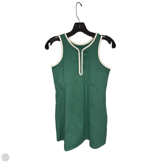 Athletic Dress By Girlfriend Collective In Green & White, Size: Xl