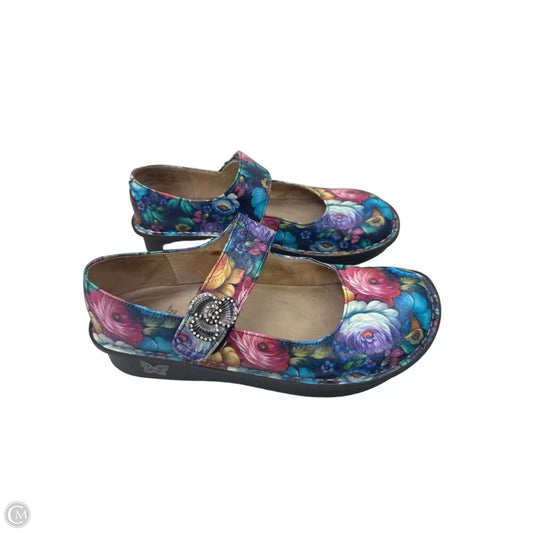 Shoes Heels Wedge By Alegria In Multi-colored, Size: 7.5