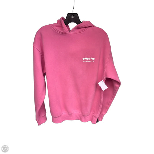 Sweatshirt Hoodie By White Fox In Pink, Size: Xs