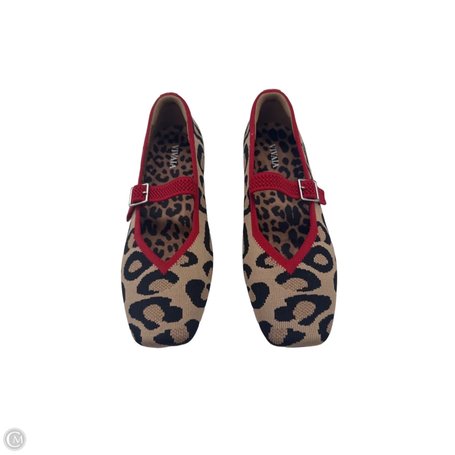 Shoes Flats By Vivaia In Animal Print, Size: