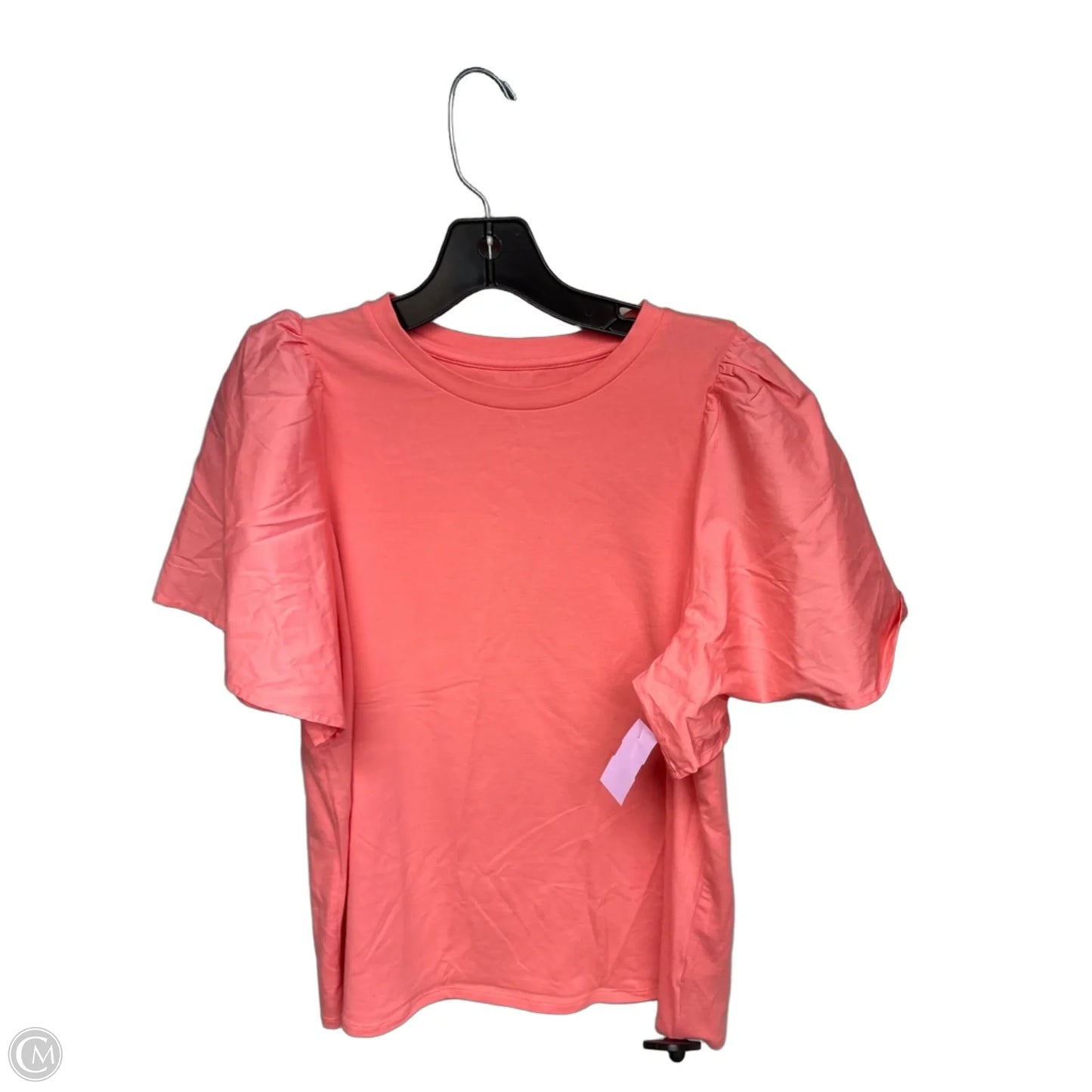 Top Short Sleeve By A New Day In Coral, Size: M