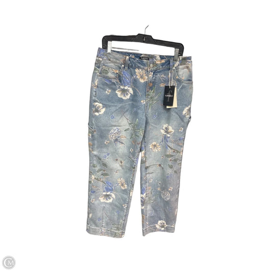Jeans Straight By Clothes Mentor In Blue & Orange, Size: L
