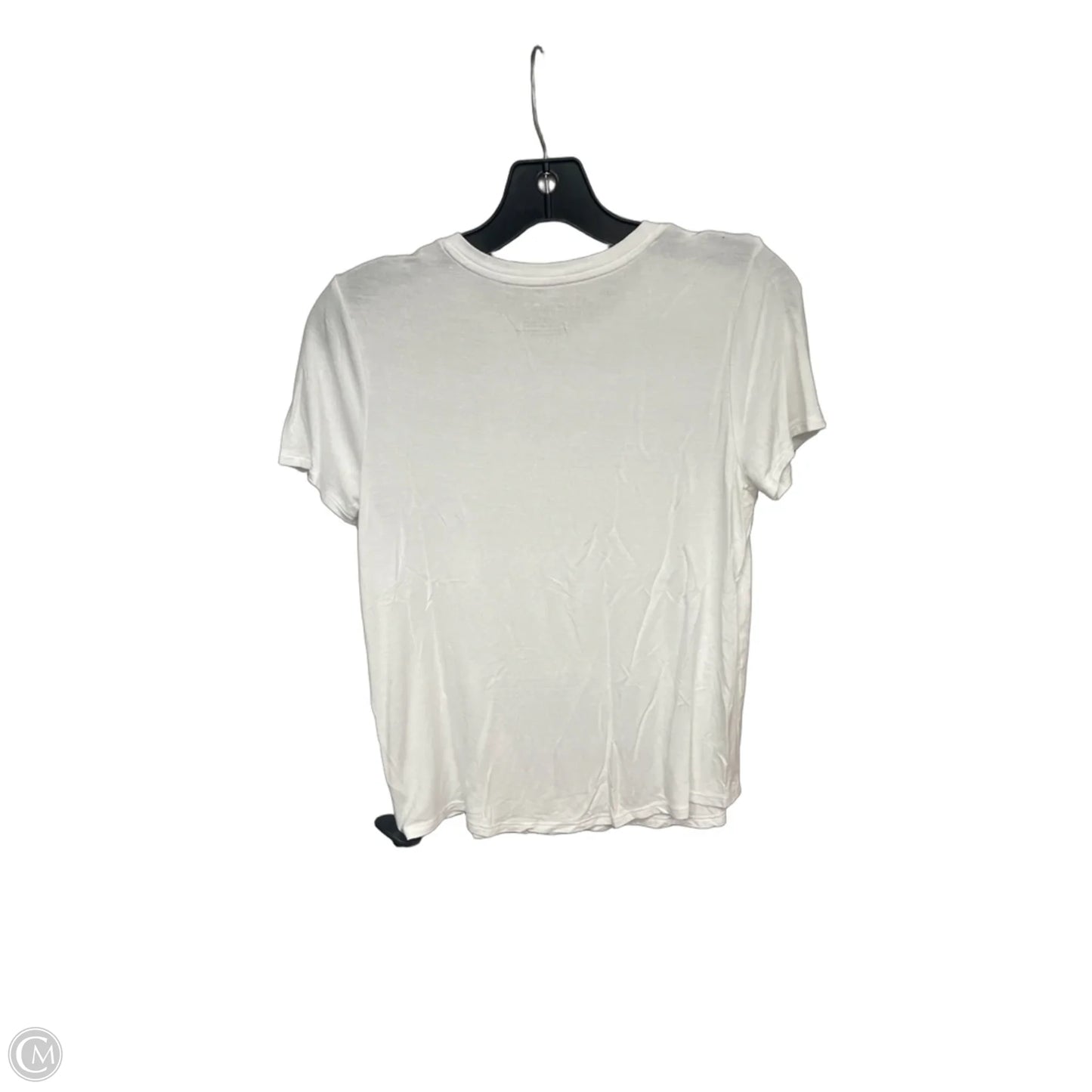 Top Short Sleeve Basic By Tahari In White, Size: S