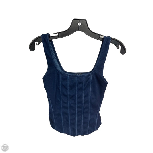 Top Sleeveless By Express In Blue, Size: Xs