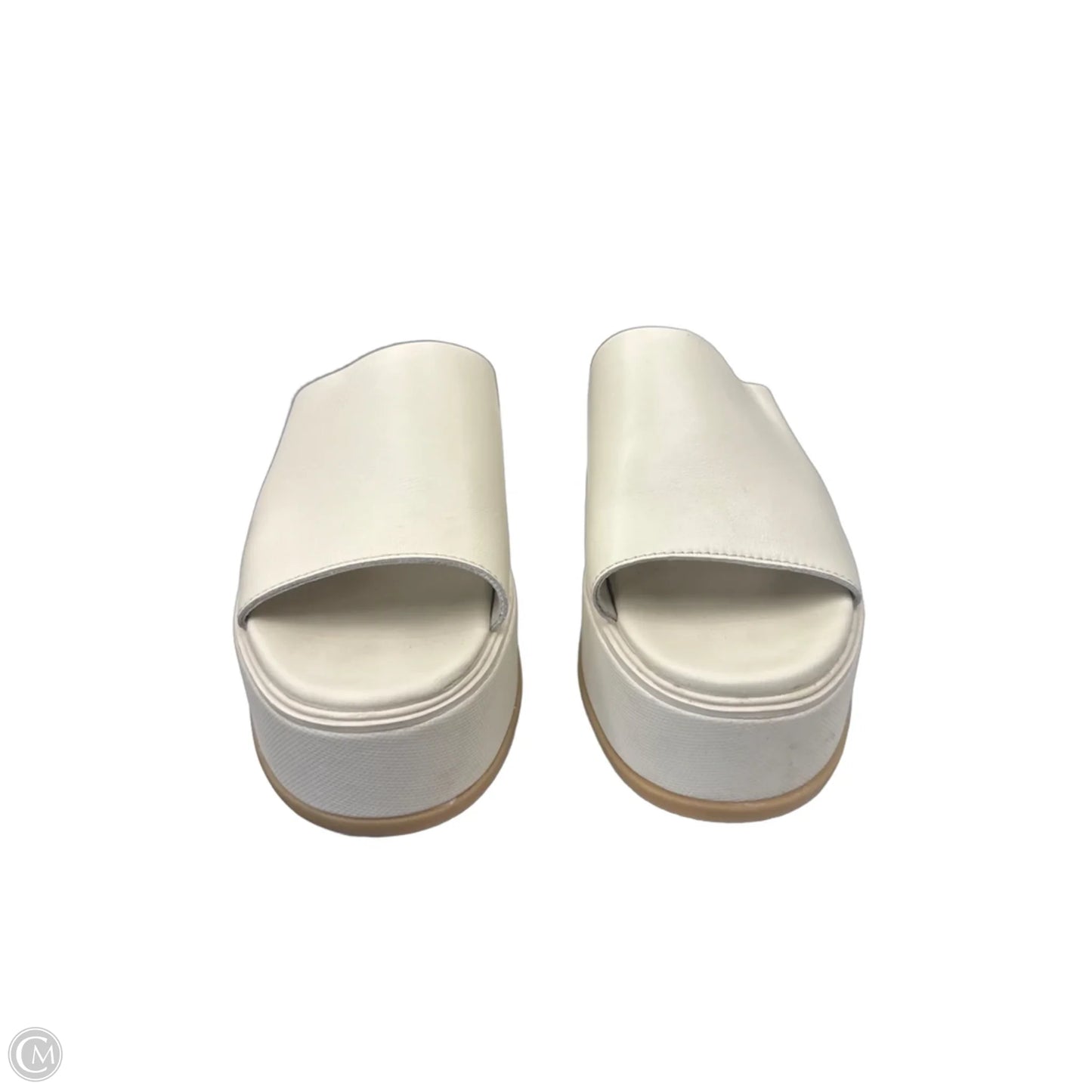 Sandals Heels Wedge By Sorel In Cream, Size: 9.5