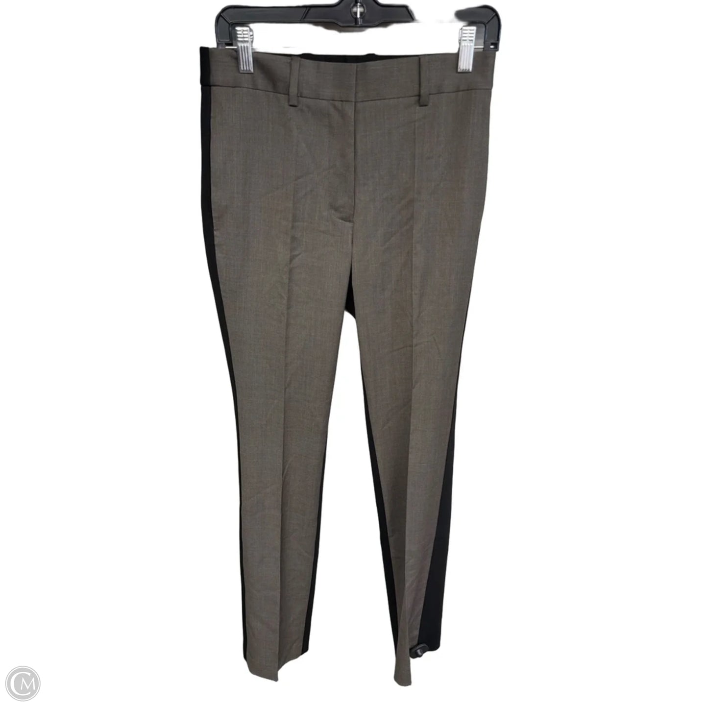 Pants Designer By Helmut Lang In Black & Grey, Size: 2