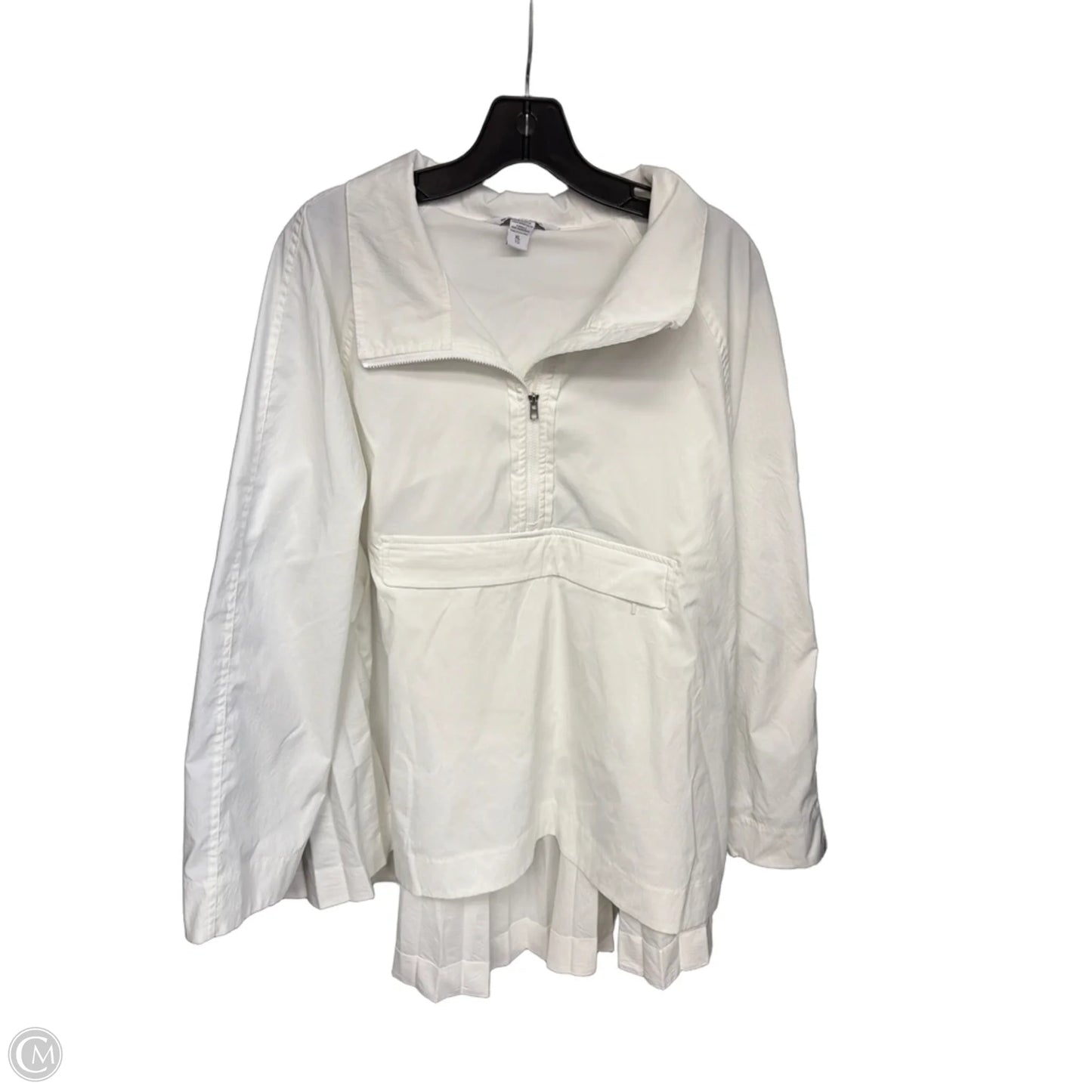 Athletic Jacket By Athleta In White, Size: Xl
