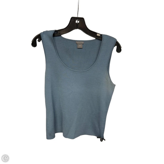 Top Sleeveless By Ann Taylor In Blue, Size: M