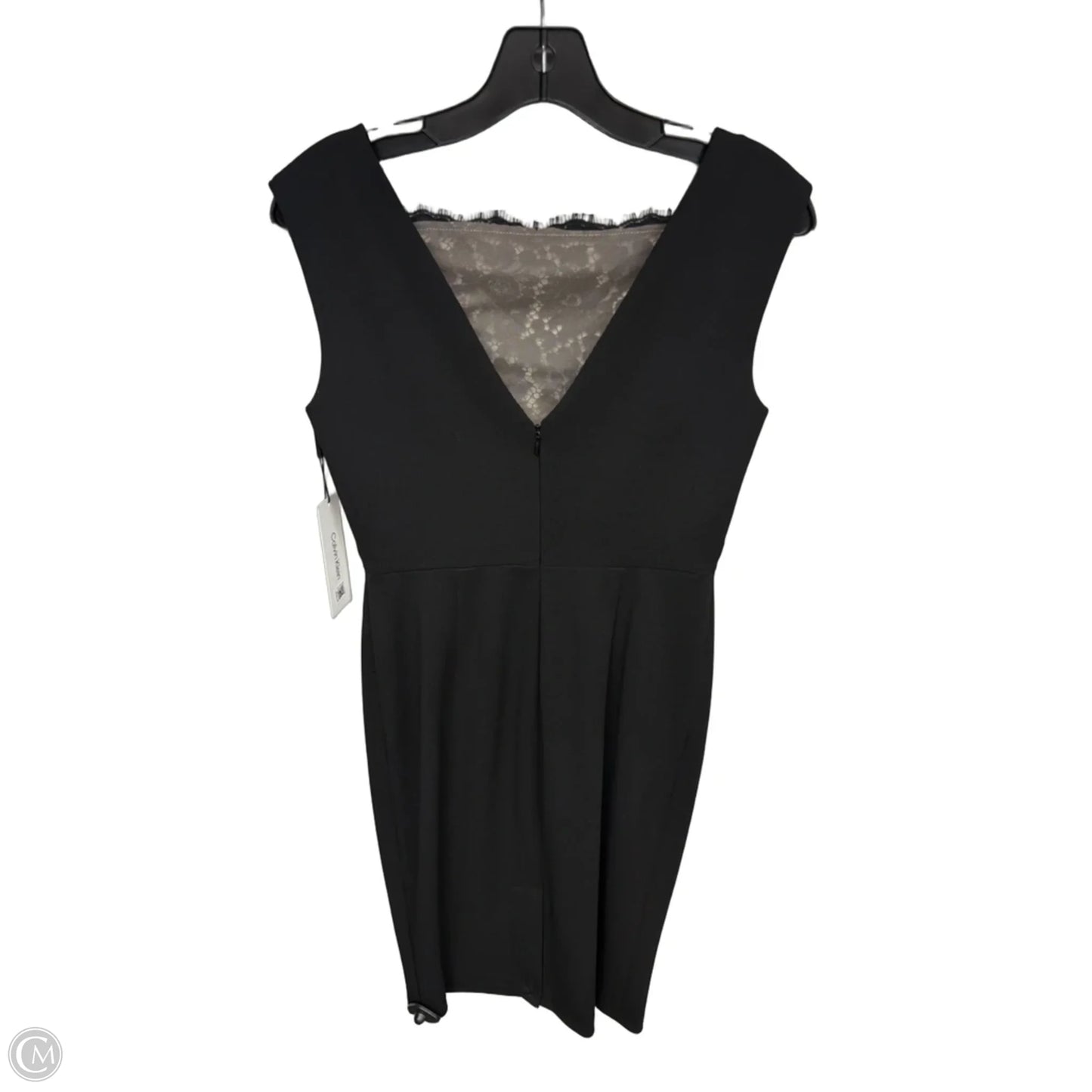 Dress Work By Calvin Klein In Black, Size: 4