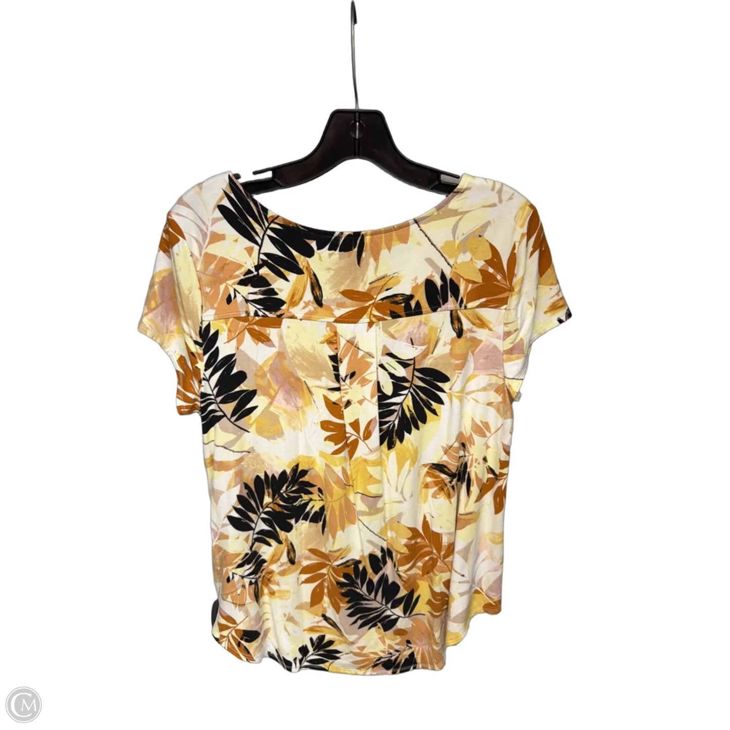 Top Sleeveless By Alfani In Tropical Print, Size: M