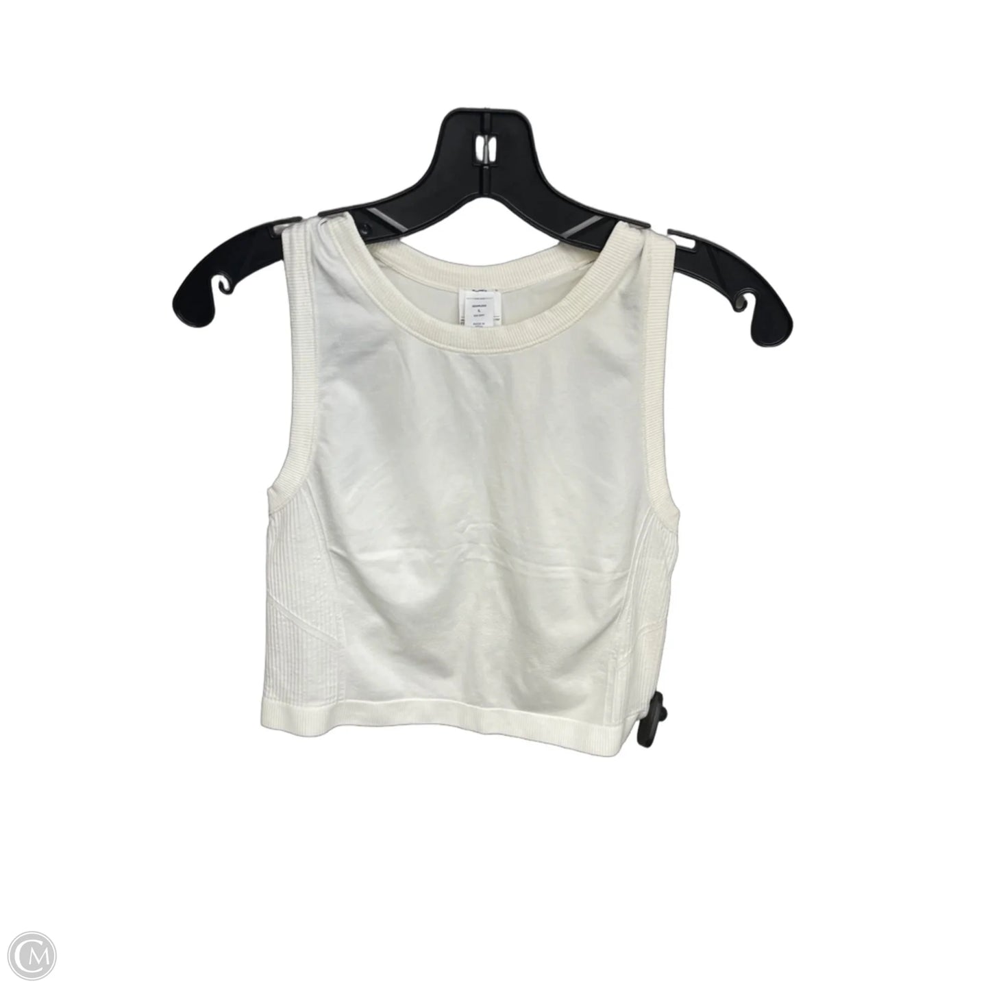 Athletic Tank Top By Old Navy In Cream, Size: L