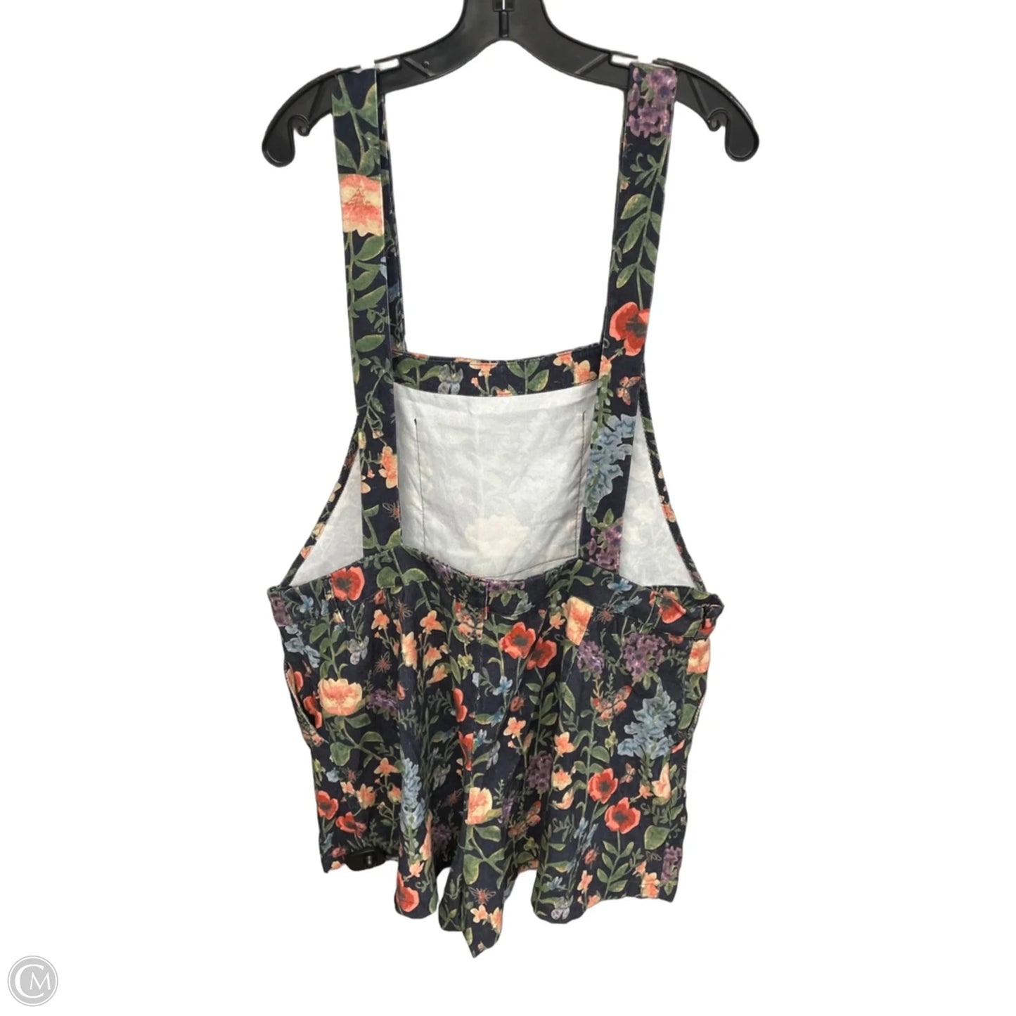 Romper By Cider In Floral Print, Size: 2x