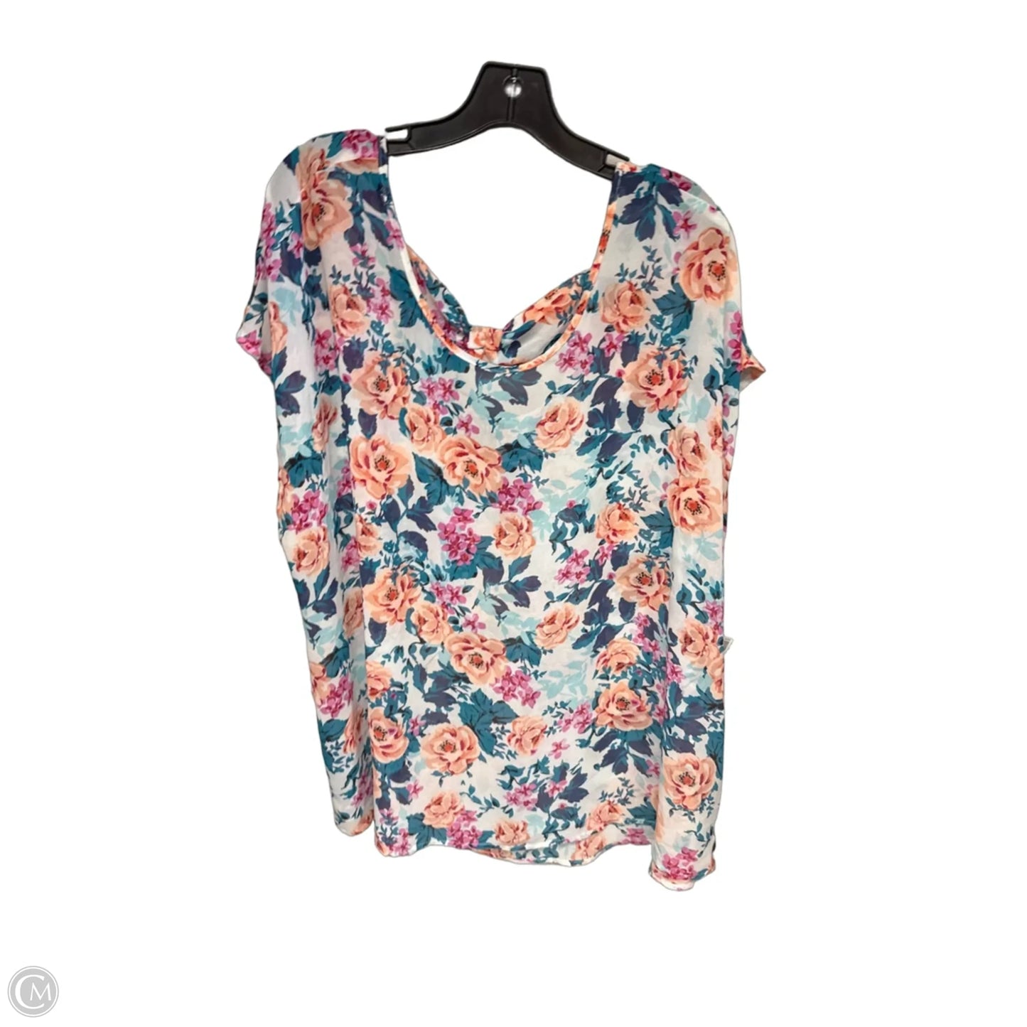 Top Sleeveless By Torrid In Floral Print, Size: 3x