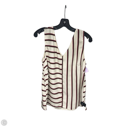 Top Sleeveless By Sunday In Brooklyn In Striped Pattern, Size: L