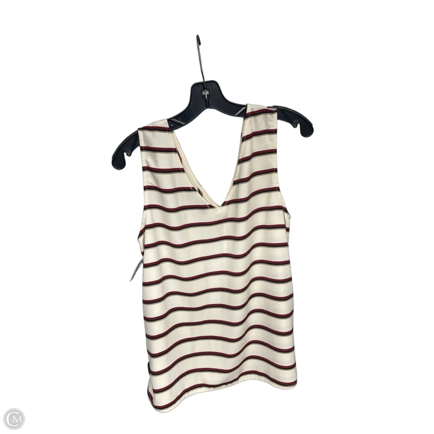 Top Sleeveless By Sunday In Brooklyn In Striped Pattern, Size: L