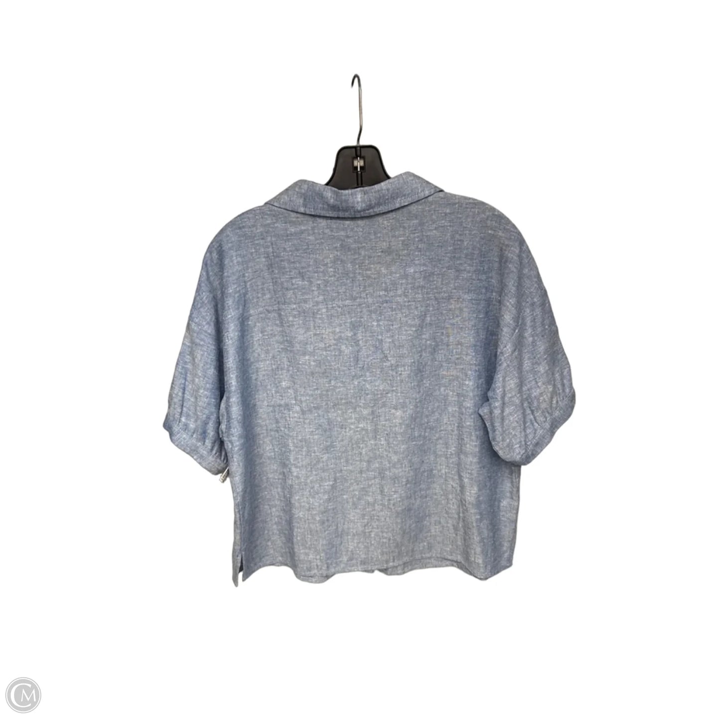 Top Short Sleeve By Maison Jules In Blue, Size: M