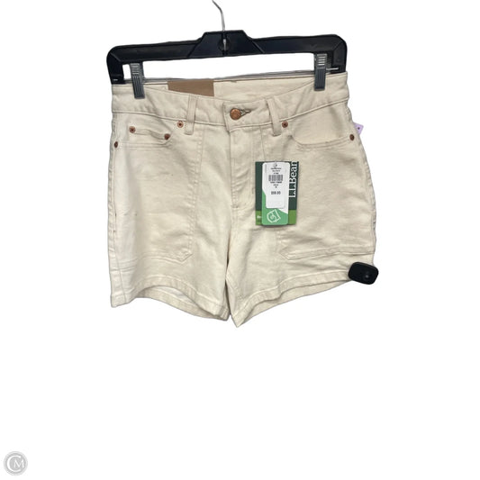 Shorts By L.l. Bean In Cream Denim, Size: 10