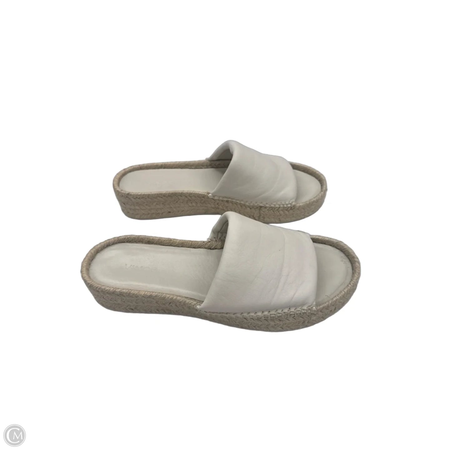 Sandals Heels Wedge By Vince In White, Size: 8