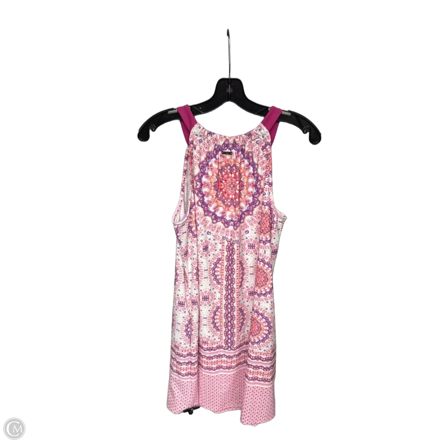 Dress Casual Midi By Cabana Life In Pink & Purple, Size: M