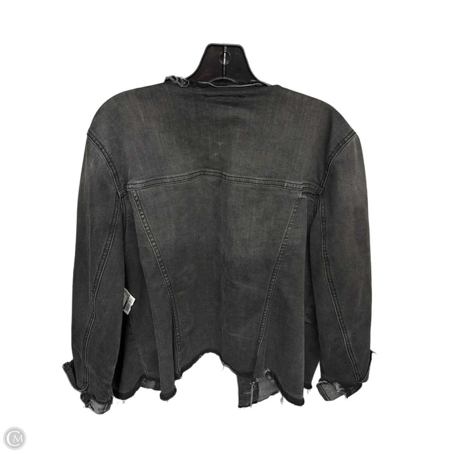 Jacket Shirt By Lane Bryant In Black, Size: 18