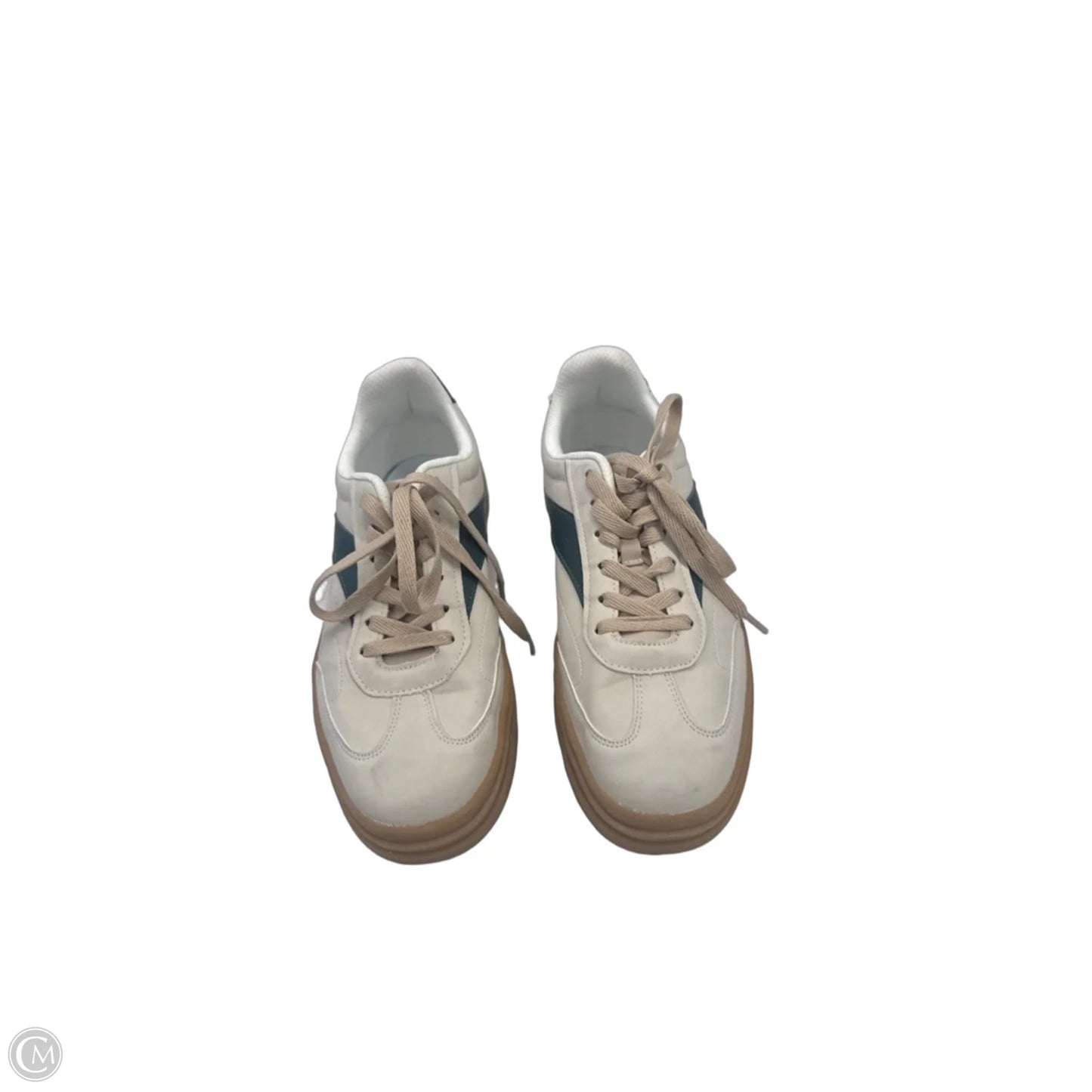 Shoes Sneakers By Dream Pairs In Green & Grey, Size: 9.5