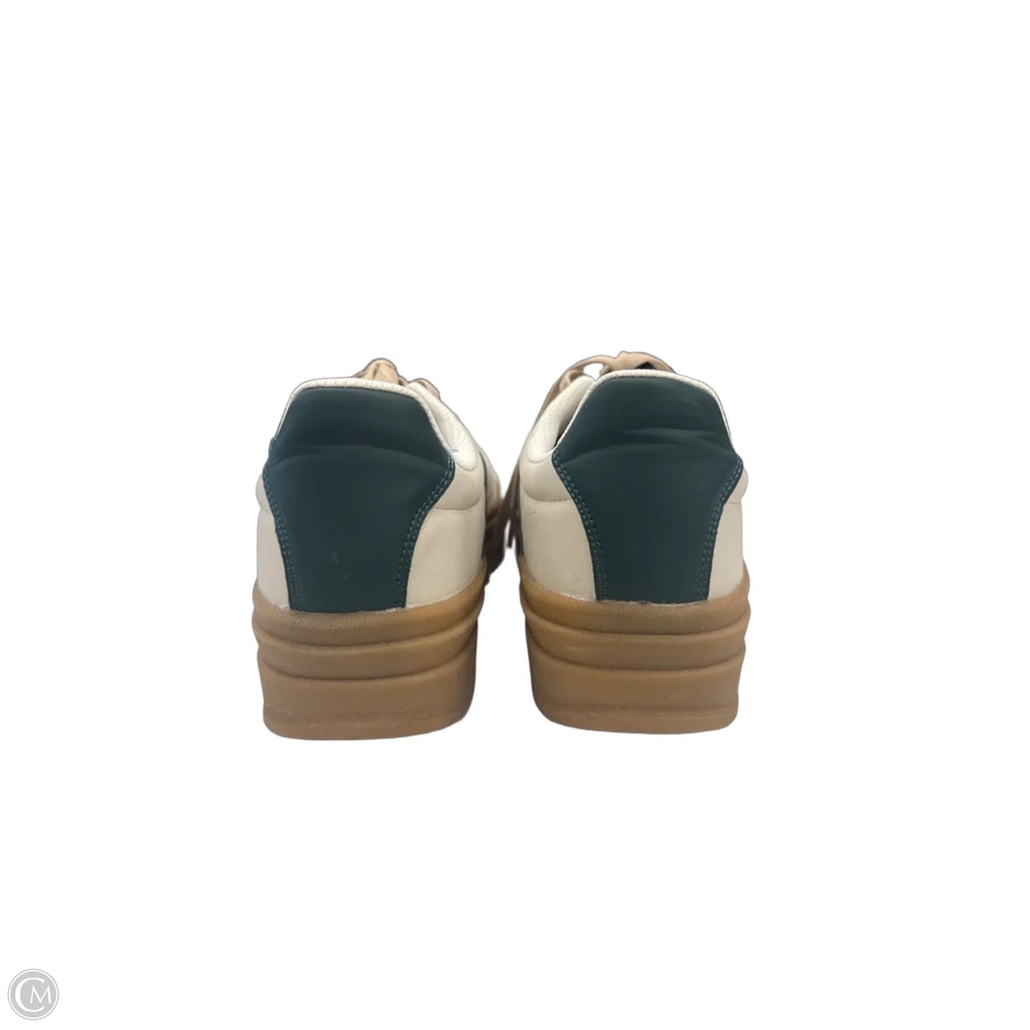 Shoes Sneakers By Dream Pairs In Green & Grey, Size: 9.5