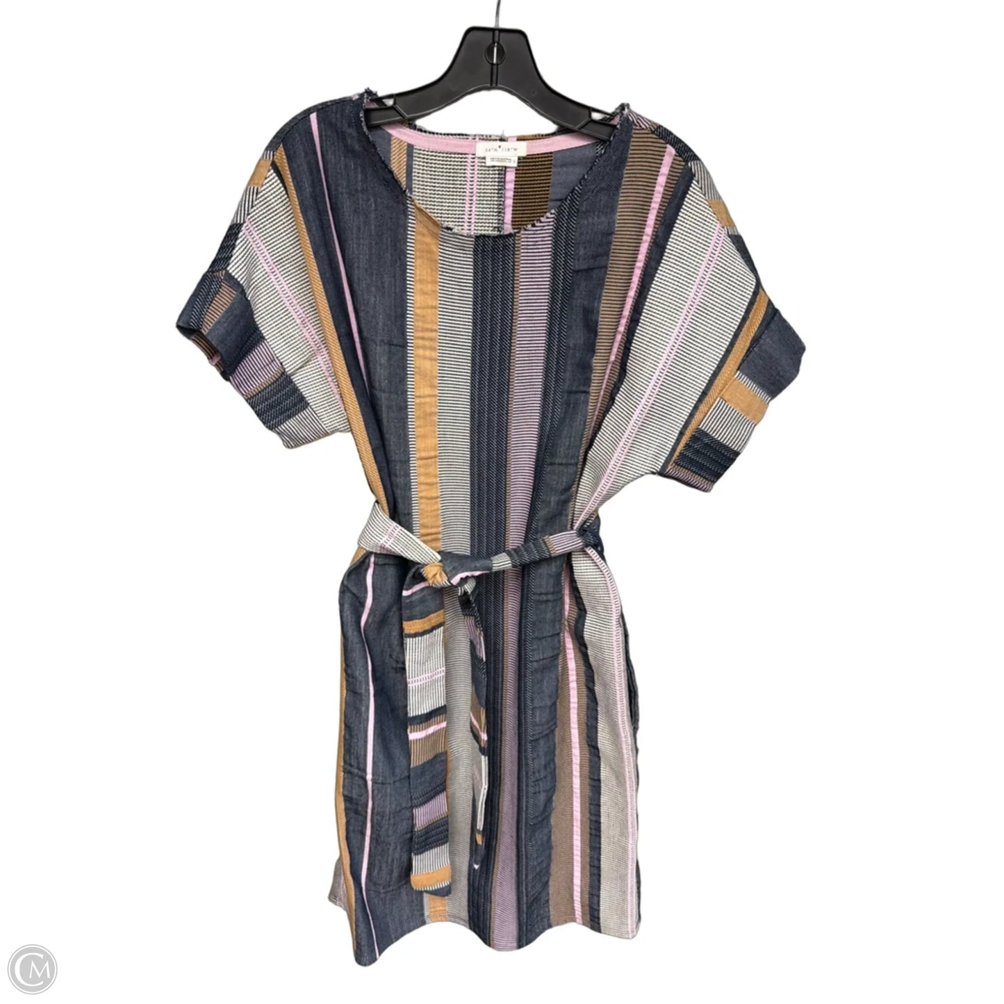 Dress Casual Midi By Anthropologie In Striped Pattern, Size: S