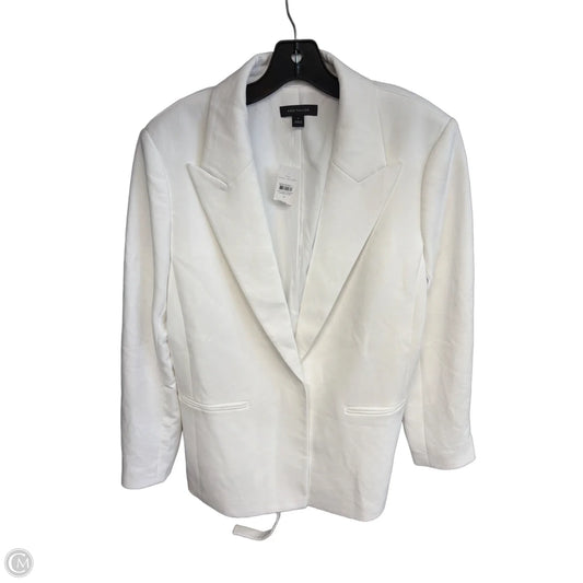 Blazer By Ann Taylor In White, Size: 8