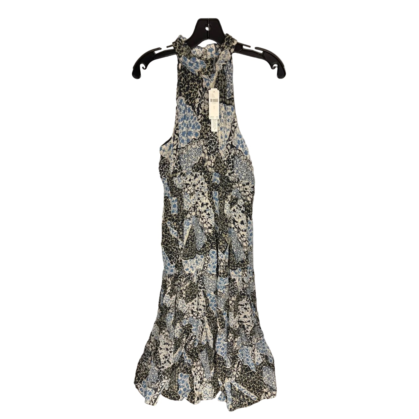 Dress Casual Maxi By Anthropologie In Black & Blue, Size: S