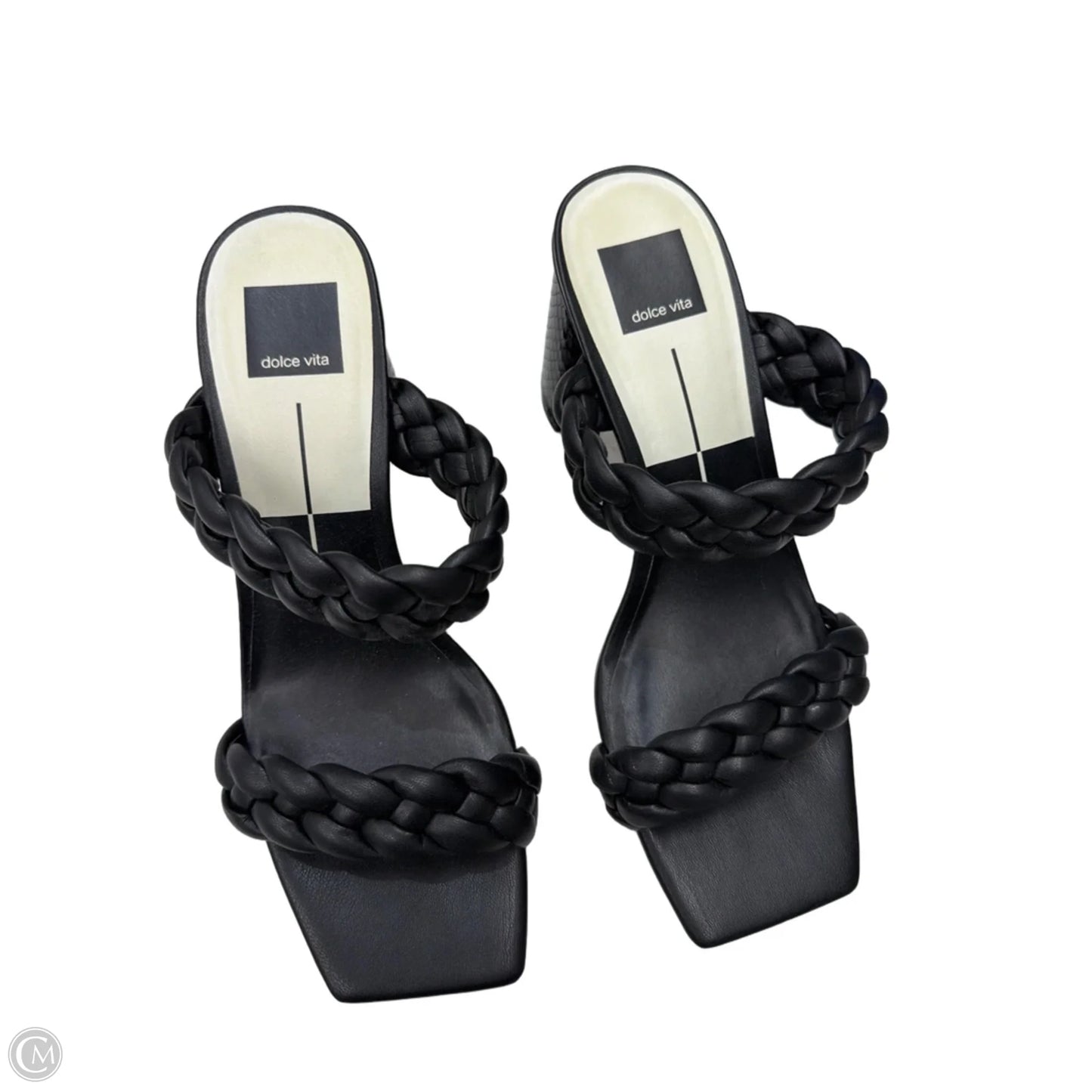 Sandals Heels Block By Dolce Vita In Black, Size: 9.5